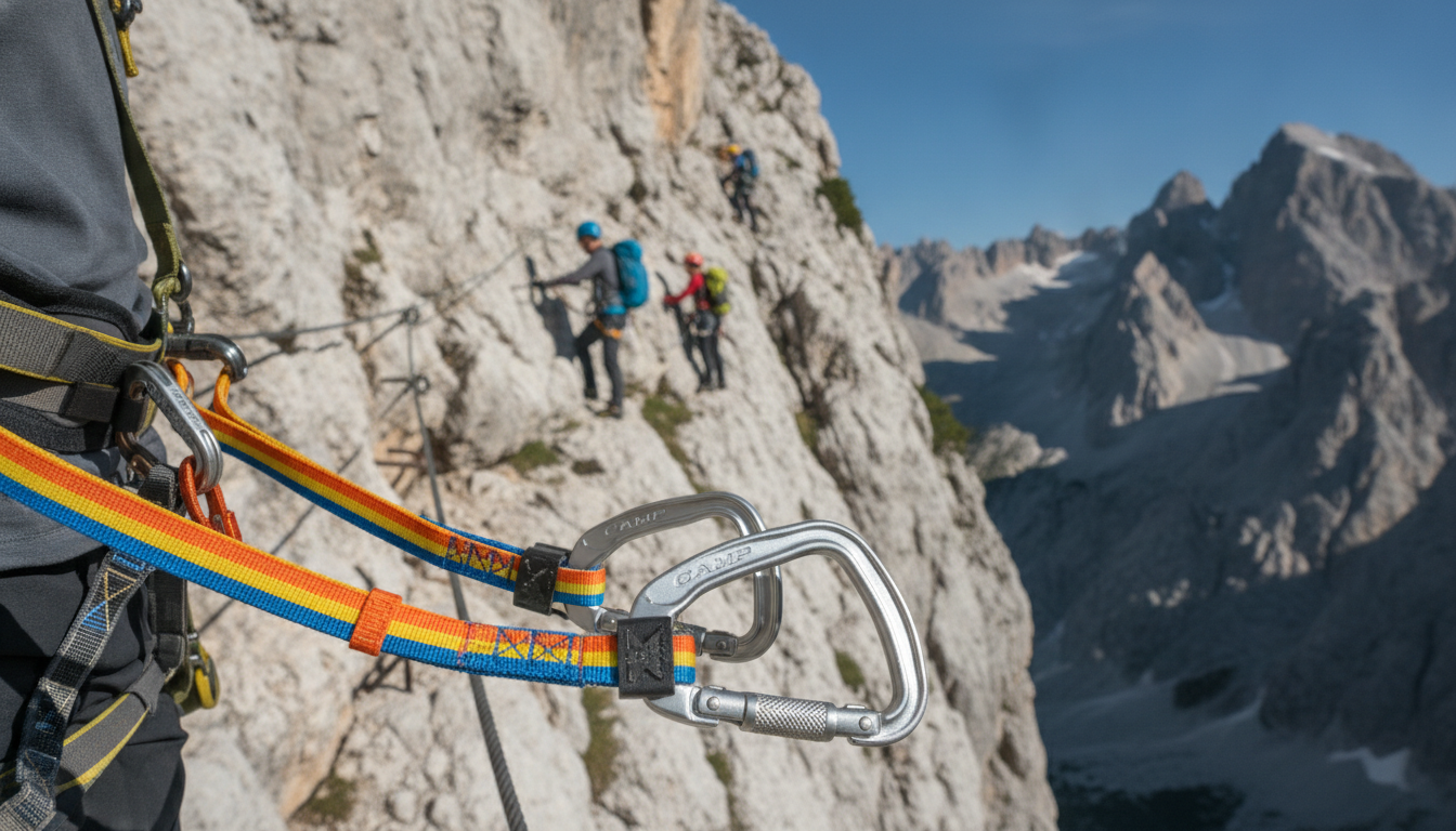 Camp Kinetic Gyro Rewind Pro klettersteigsets