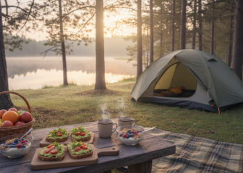 Camping Frühstück