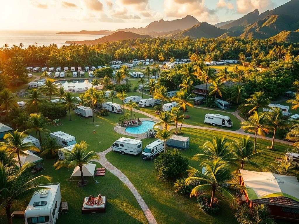 Campingplatz Gebiete Übersicht