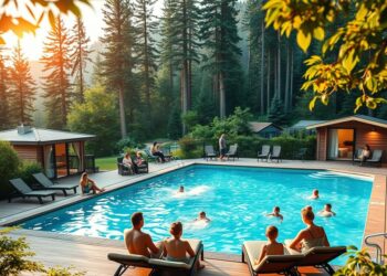 Campingplatz mit Hallenbad