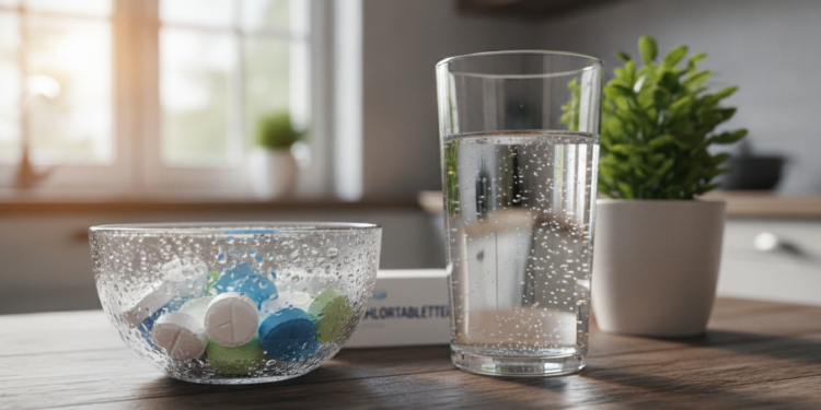 Chlortabletten Trinkwasser