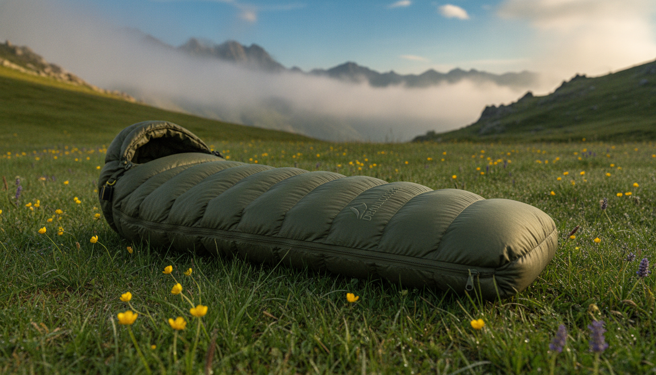 Details am mummy sleeping bag