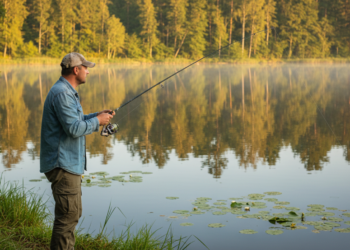 Hecht angeln vom Ufer