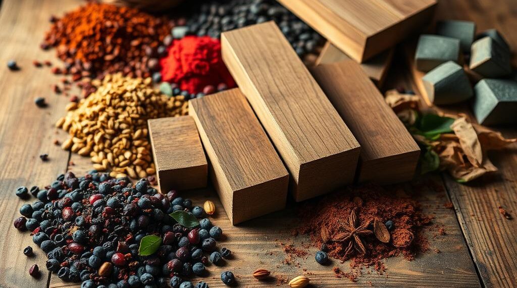 Holz färben mit Balsamico Essig