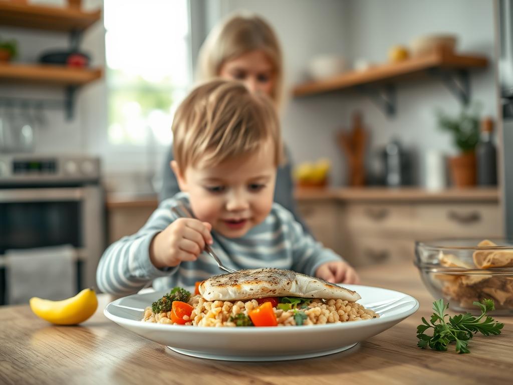 Kinderfreundliche Fischzubereitung