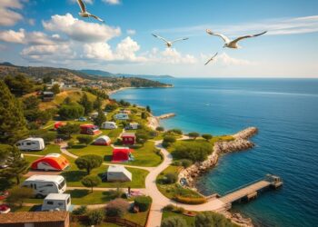 Kroatien Campingplatz am Meer