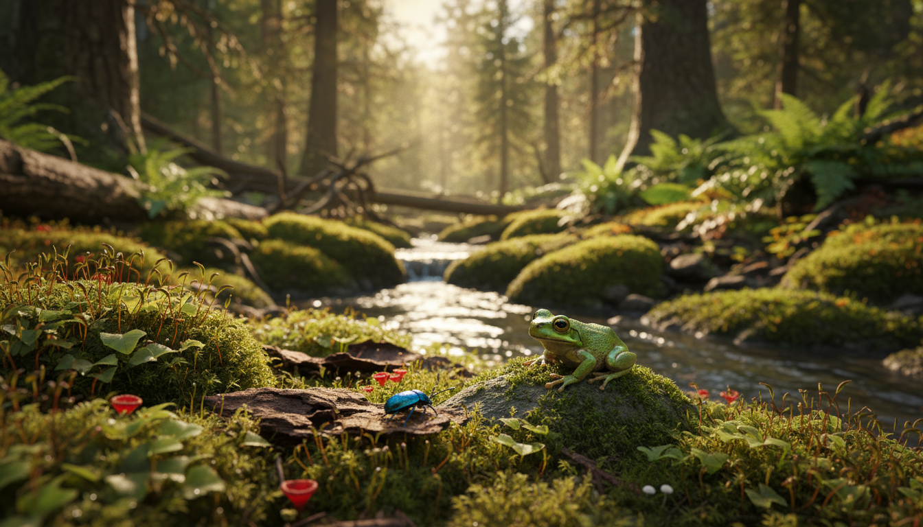 Ökologische Rolle von Moos