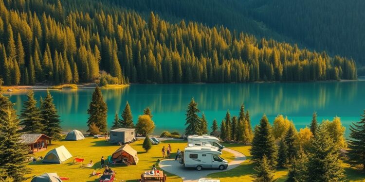 Österreich Camping am See