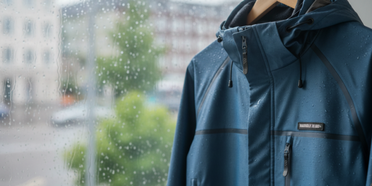 Regenjacke Wassersäule