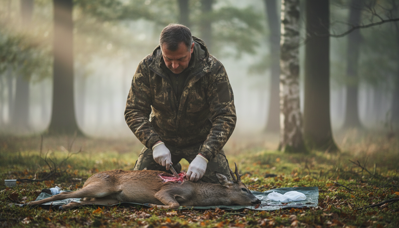 Rehwild sauber aufbrechen