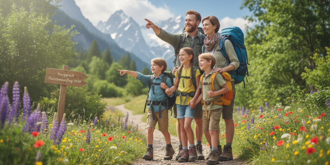 Rucksack Familienausflug