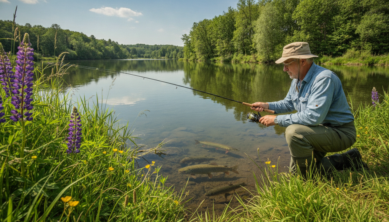Schonzeiten und Gewässerregeln für Angler
