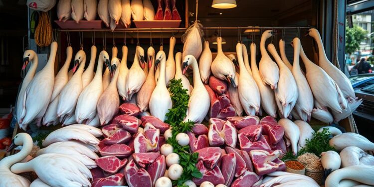 Schwanenfleisch