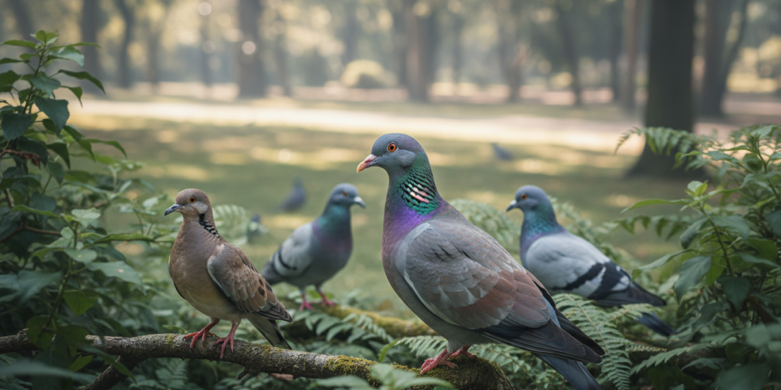 Taubenarten Wildtauben