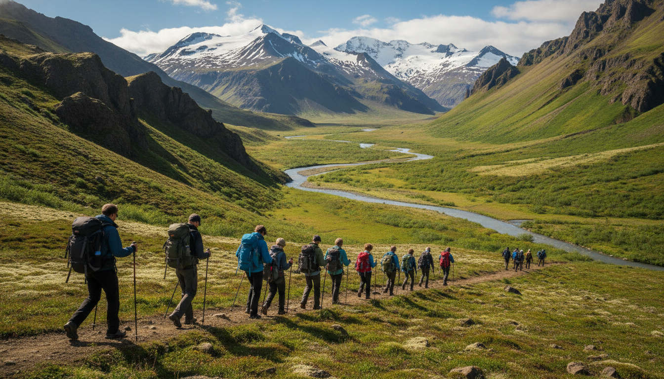 Trekkingtouren im Norden Islands Trekkingtouren im Norden Islands