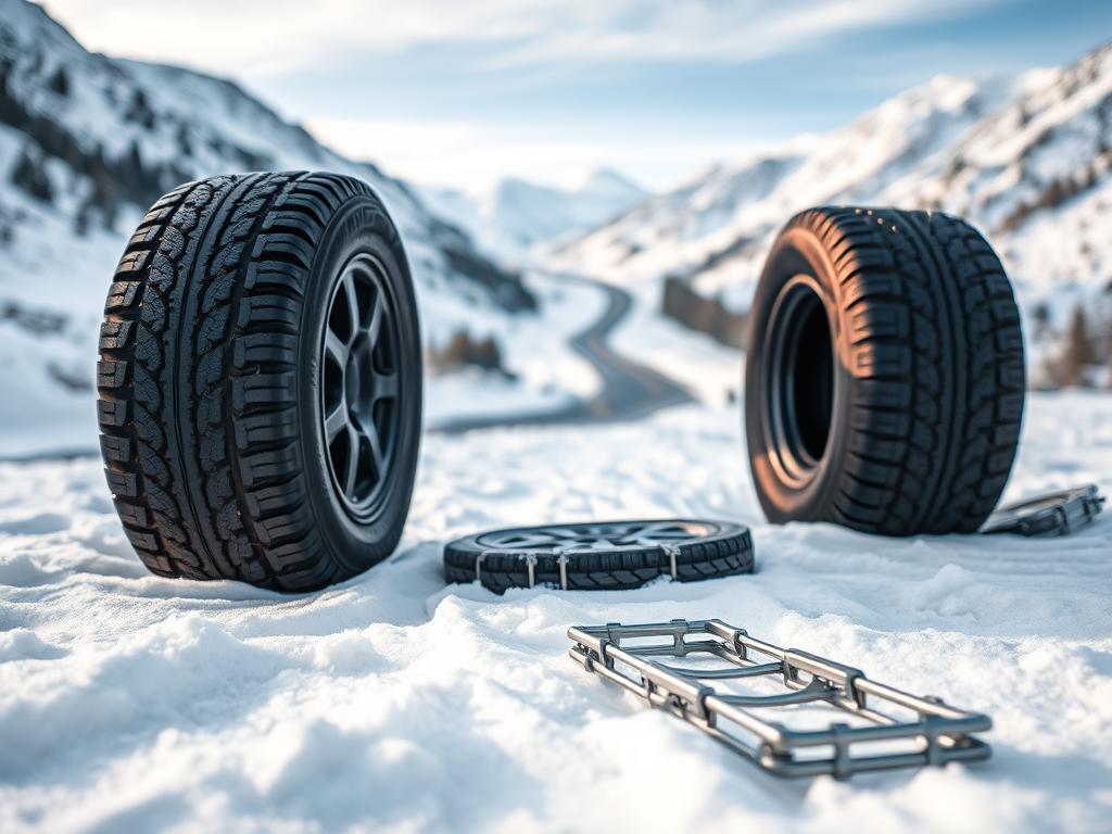 Winterreifen Schneeketten Sicherheit