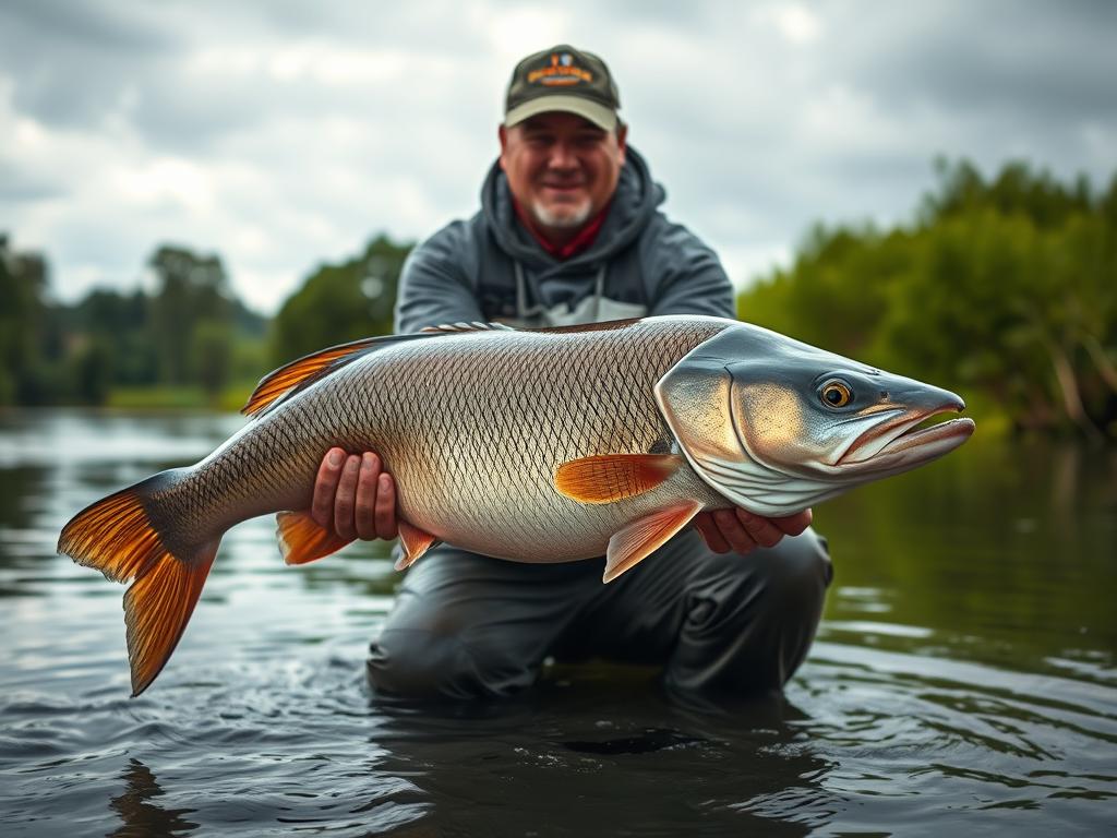 Zander Rekordfang Messung