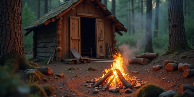 bushcraft lager bauen-Titel