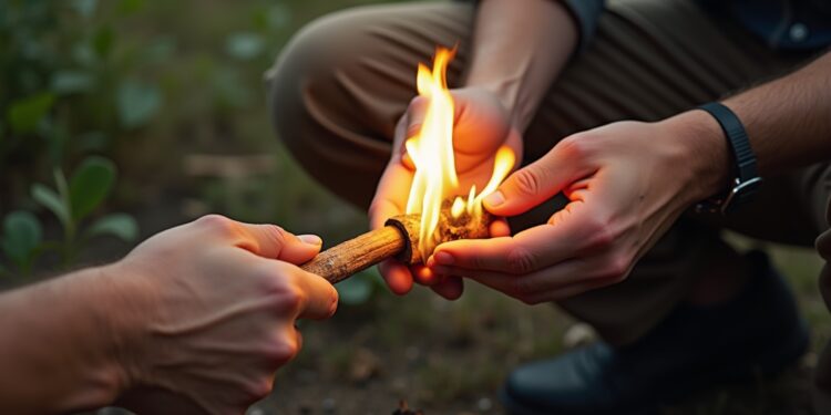 feuer machen ohne feuerzeug-Titel