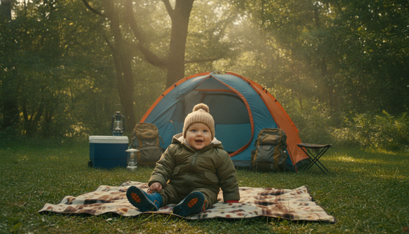 kleidung baby camping