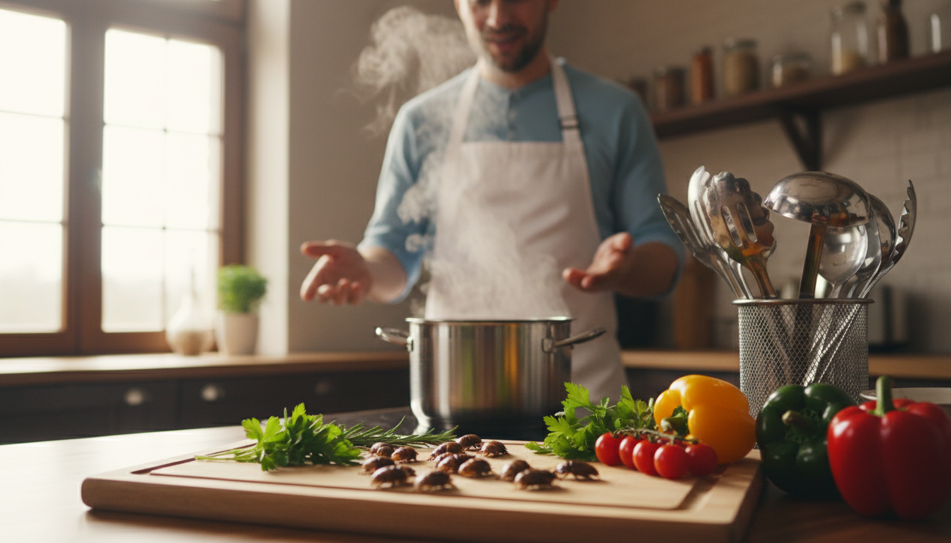 sichere Zubereitung Maikäfersuppe