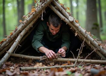 survival shelter bauen-Titel
