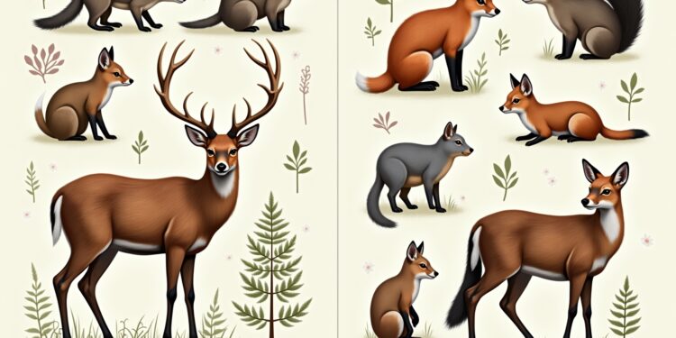 wald tiere erkennen-Titel